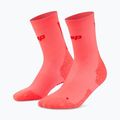 Шкарпетки жіночі CEP Ultralight Mid Cut 4.0 neon coral/red