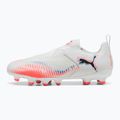 Кросівки футбольні дитячі PUMA Future 8 Match LL FG/AG Jr puma white/puma black/glowing red 8