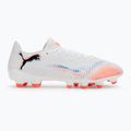 Кросівки футбольні чоловічі PUMA Future 8 Play FG/AG puma white/puma black/glowing red 2