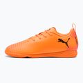 Дитячі футбольні бутси PUMA Future 8 Play It Jr heat fire / пума чорні / рум'яні