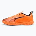 Кросівки футбольні дитячі PUMA Ultra 6 Play TT Jr heat fire/puma black/glowing red