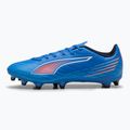 Кросівки футбольні чоловічі PUMA Ultra 6 Play FG/AG ultra blue/puma white/glowing red 8