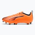 Кросівки футбольні дитячі PUMA Ultra 6 Play FG/AG Jr heat fire/puma black/glowing red
