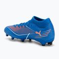 Кросівки футбольні чоловічі PUMA Ultra 6 Play+ FG/AG ultra blue/puma white/glowing red 3