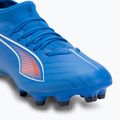 Кросівки футбольні чоловічі PUMA Ultra 6 Play+ FG/AG ultra blue/puma white/glowing red 7