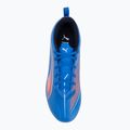 Кросівки футбольні дитячі PUMA Ultra 6 Play FG/AG Jr ultra blue/puma white/glowing red 5