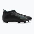 Кросівки футбольні дитячі PUMA Ultra 6 Match FG/AG Jr puma black/fizzy light/green terrain 2