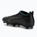 Кросівки футбольні дитячі PUMA Ultra 6 Match FG/AG Jr puma black/fizzy light/green terrain 3