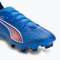 Кросівки футбольні чоловічі PUMA Ultra 6 Match FG/AG ultra blue/puma white/glowing red 7