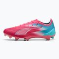 Кросівки футбольні чоловічі PUMA Ultra 6 Ultimate Re-Charge FG hero blue/sunset pink/garnet rose