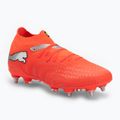 Кросівки футбольні чоловічі PUMA Future 9 Pro MxSG glowing red/puma white/puma black/puma silver