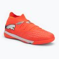 Кросівки футбольні PUMA Future 9 Match IT glowing red/puma white/puma black/puma silver