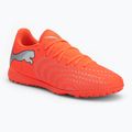 Кросівки футбольні PUMA Future 9 Play TT glowing red/puma white/puma black/puma silver