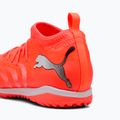 Кросівки футбольні дитячі PUMA Future 9 Match TT + Mid Jr glowing red/puma white/puma black/puma silver 8
