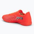 Кросівки футбольні PUMA Future 9 Play IT glowing red/puma white/puma black/puma silver 3