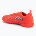 Кросівки футбольні дитячі PUMA Future 9 Play TT Jr glowing red/puma white/puma black/puma silver 3