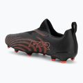 Кросівки футбольні дитячі PUMA Future 9 Match LL FG/AG Jr puma black/glowing red/strong grey 3