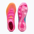 Кросівки футбольні PUMA Future 9 Match FG/AG poison pink/puma wht/sun stream/bright aqua/puma blk 3