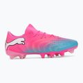 Кросівки футбольні PUMA Future 9 Match Fusion FG/AG poison pink/puma wht/sun stream/bright aqua/puma blk 2