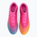 Кросівки футбольні PUMA Future 9 Match Fusion FG/AG poison pink/puma wht/sun stream/bright aqua/puma blk 5