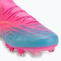 Кросівки футбольні PUMA Future 9 Match Fusion FG/AG poison pink/puma wht/sun stream/bright aqua/puma blk 7