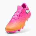 Кросівки футбольні PUMA Future 9 Match Fusion FG/AG poison pink/puma wht/sun stream/bright aqua/puma blk 3