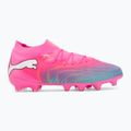 Кросівки футбольні дитячі PUMA Future 9 Pro FG/AG Jr poison pink/puma wht/sun stream/bright aqua/puma blk 2