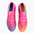 Кросівки футбольні дитячі PUMA Future 9 Pro FG/AG Jr poison pink/puma wht/sun stream/bright aqua/puma blk 5