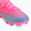 Кросівки футбольні дитячі PUMA Future 9 Pro FG/AG Jr poison pink/puma wht/sun stream/bright aqua/puma blk 7