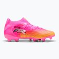 Кросівки футбольні дитячі PUMA Future 9 Pro FG/AG Jr poison pink/puma wht/sun stream/bright aqua/puma blk 2