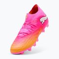 Кросівки футбольні дитячі PUMA Future 9 Pro FG/AG Jr poison pink/puma wht/sun stream/bright aqua/puma blk 4