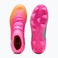 Кросівки футбольні дитячі PUMA Future 9 Pro FG/AG Jr poison pink/puma wht/sun stream/bright aqua/puma blk 5