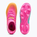 Кросівки футбольні дитячі PUMA Future 9 Match FG/AG Jr poison pink/puma wht/sun stream/bright aqua/puma blk 3