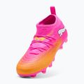 Кросівки футбольні дитячі PUMA Future 9 Match FG/AG Jr poison pink/puma wht/sun stream/bright aqua/puma blk 4
