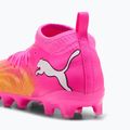 Кросівки футбольні дитячі PUMA Future 9 Match FG/AG Jr poison pink/puma wht/sun stream/bright aqua/puma blk 5