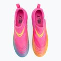 Кросівки футбольні дитячі PUMA Future 9 Match LL FG/AG Jr poison pink/puma wht/sun stream/bright aqua/puma blk 5