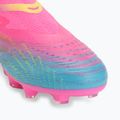 Кросівки футбольні дитячі PUMA Future 9 Match LL FG/AG Jr poison pink/puma wht/sun stream/bright aqua/puma blk 7