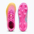 Кросівки футбольні дитячі PUMA Future 9 Play FG/AG Jr poison pink/puma wht/sun stream/bright aqua/puma blk 3