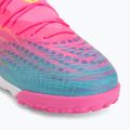 Кросівки футбольні PUMA Future 9 Match TT poison pink/puma wht/sun stream/bright aqua/puma blk 7