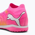 Кросівки футбольні PUMA Future 9 Match TT poison pink/puma wht/sun stream/bright aqua/puma blk 7