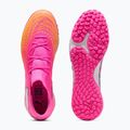 Кросівки футбольні PUMA Future 9 Match Fusion TT poison pink/puma wht/sun stream/bright aqua/puma blk 3