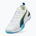 Кросівки гандбольні PUMA Eliminate Nitro 4 Game On puma white/glowing red/ultra blue 10