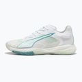 Кросівки гандбольні жіночі PUMA Accelerate Nitro SQD 4 Game On puma white/baltic sea blue/fresh water 8