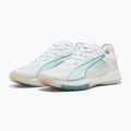 Кросівки гандбольні жіночі PUMA Accelerate Nitro SQD 4 Game On puma white/baltic sea blue/fresh water 11