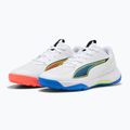 Кросівки гандбольні дитячі PUMA Accelerate 4 Game On Jr puma white/glowing red/ultra blue 11