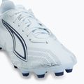 Кросівки футбольні дитячі PUMA Ultra 6 Play FG/AG Jr icy blue/puma white/blue jewel 7