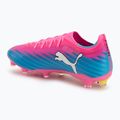 Кросівки футбольні PUMA Ultra 6 Match FG/AG poison pink/puma wht/sun stream/bright aqua/puma blk 3