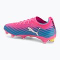 Кросівки футбольні PUMA Ultra 6 Pro FG/AG poison pink/puma wht/sunstream/bright aqua/puma blk 3