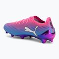 Кросівки футбольні PUMA Ultra 6 Ultimate FG poison pink/puma wht/sun stream/bright aqua/puma blk 3