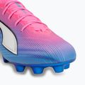 Кросівки футбольні PUMA Ultra 6 Ultimate FG poison pink/puma wht/sun stream/bright aqua/puma blk 7